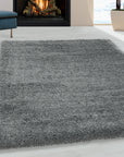 Tapis à poils longs - Gris clair – STUDIO DECO