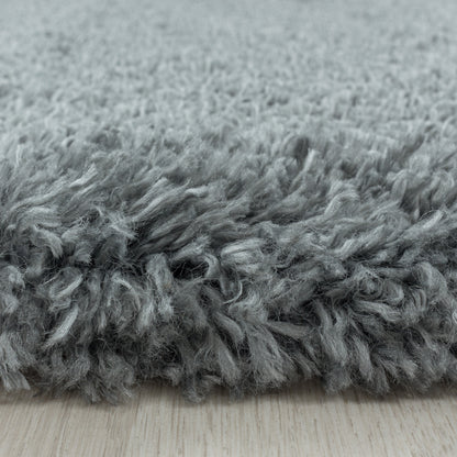 Tapis à poils longs COSY - Gris clair