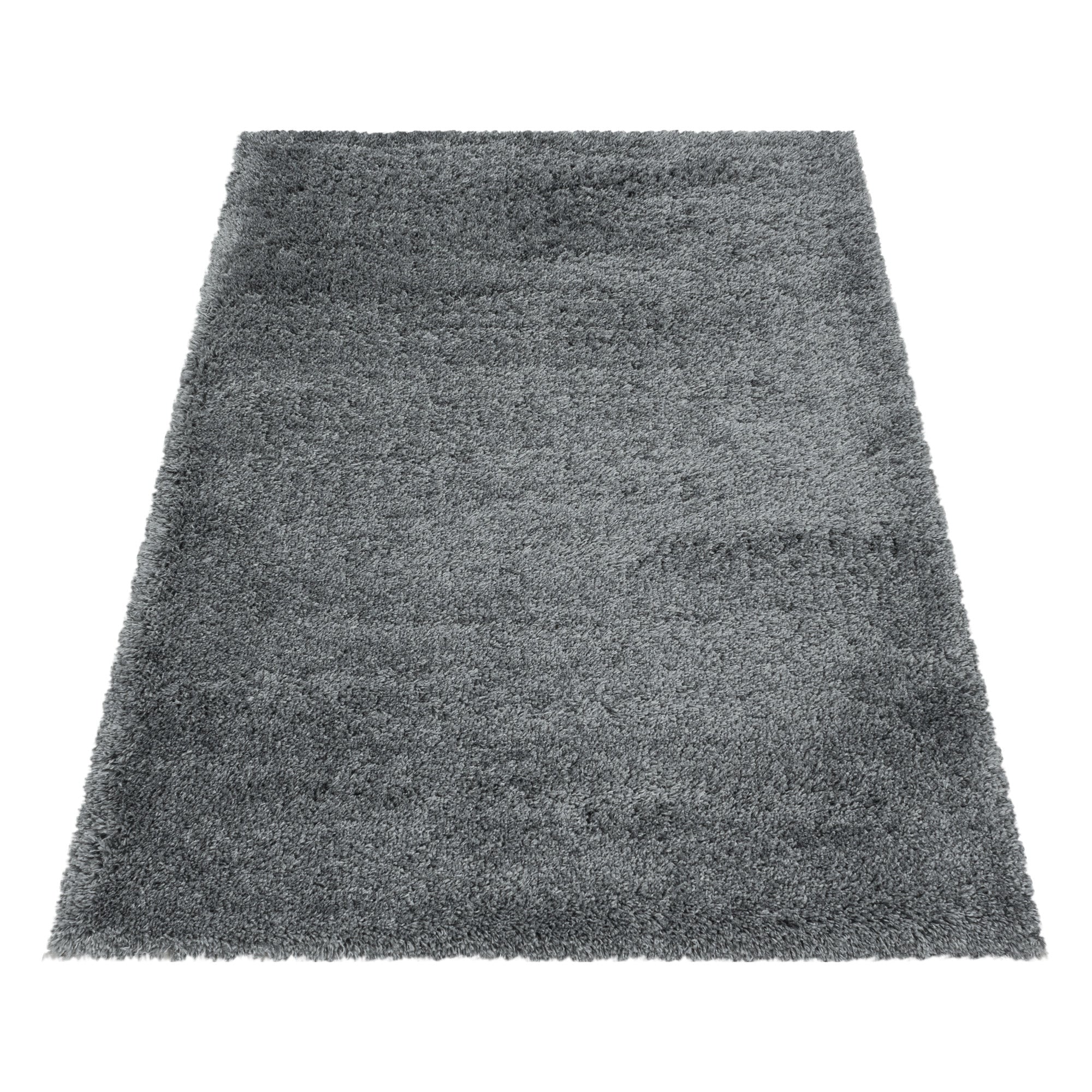 Tapis à poils longs - Gris clair – STUDIO DECO