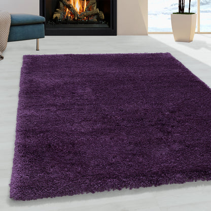 Tapis à poils longs COSY - Lila