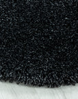Tapis Rond à poils longs - Anthracite – STUDIO DECO