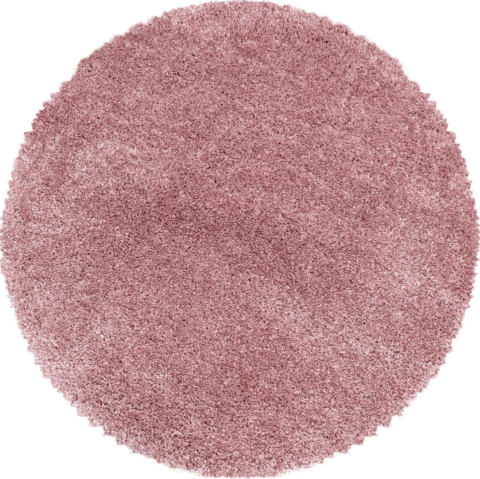 Tapis Rond à poils longs - Rose – STUDIO DECO