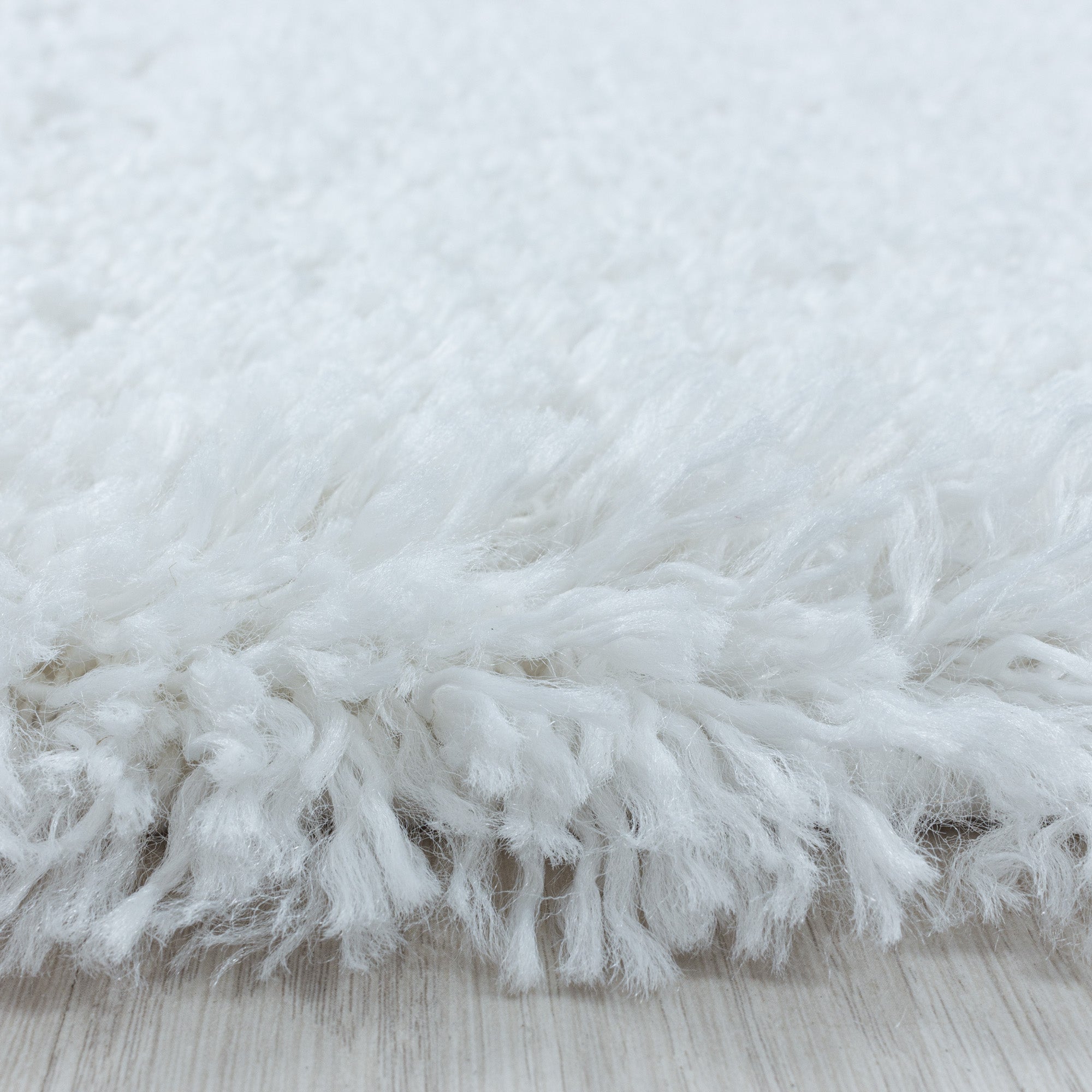 Tapis Rond à poils longs - Blanc – STUDIO DECO