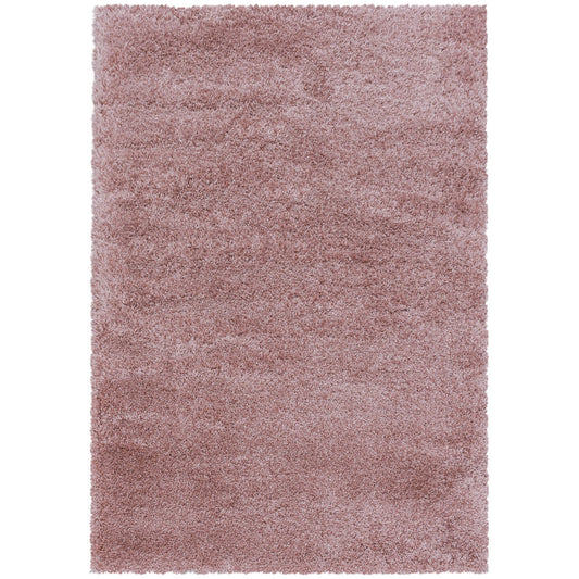 Tapis à poils longs COSY - Rose