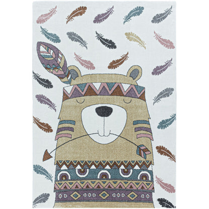 Tapis d'enfant OURS Hippie Jaune