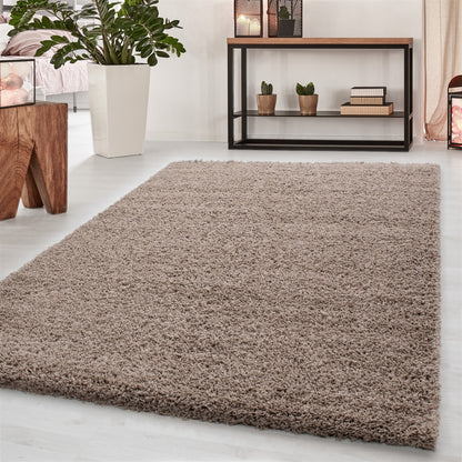 Tapis Shaggy Uni à poils longs