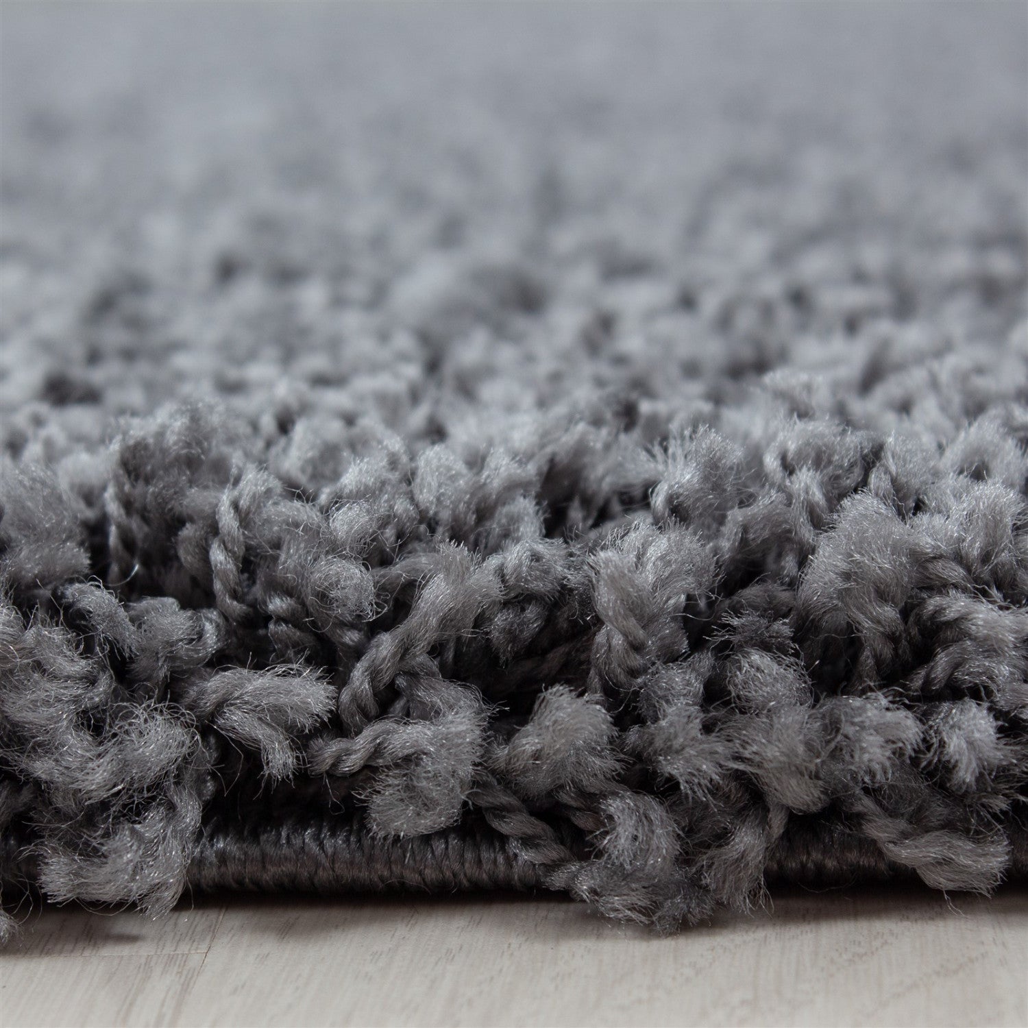 Tapis Shaggy Uni à poils longs - Gris – STUDIO DECO