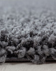 Tapis Shaggy Uni à poils longs - Gris – STUDIO DECO
