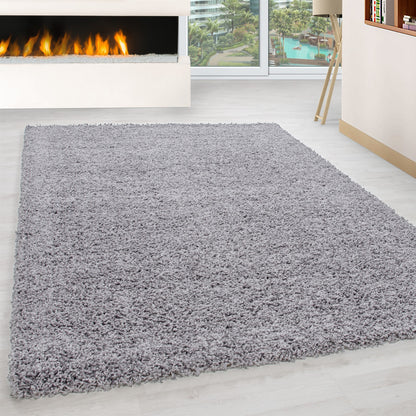 Tapis Shaggy Uni à poils longs