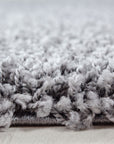 Tapis Shaggy Uni à poils longs - Gris Clair – STUDIO DECO
