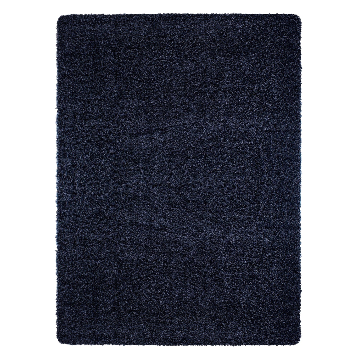 Tapis Shaggy Uni à poils longs - Bleu – STUDIO DECO