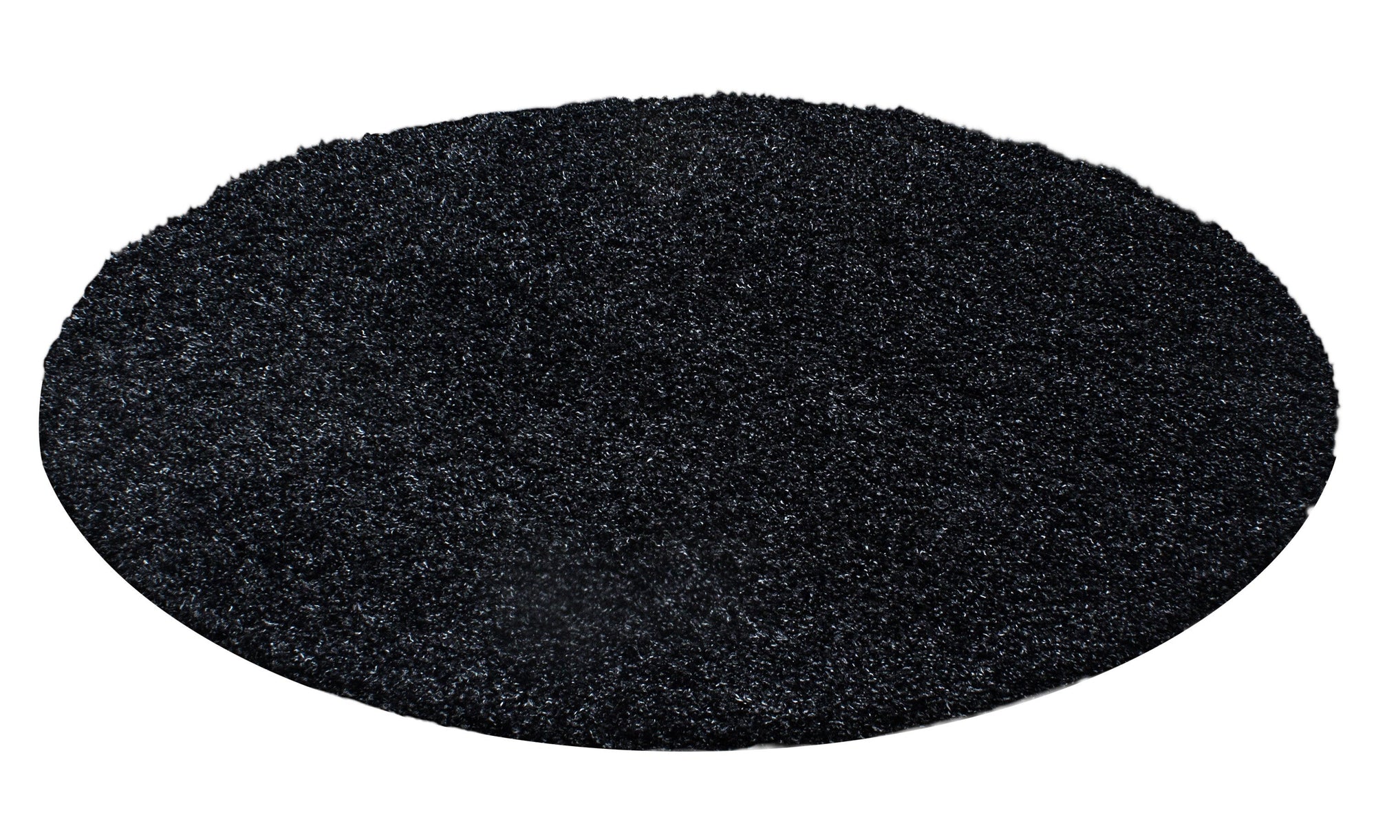 Tapis Shaggy Uni Rond - Anthracite – STUDIO DECO