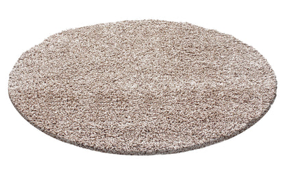 Tapis Shaggy Uni Rond