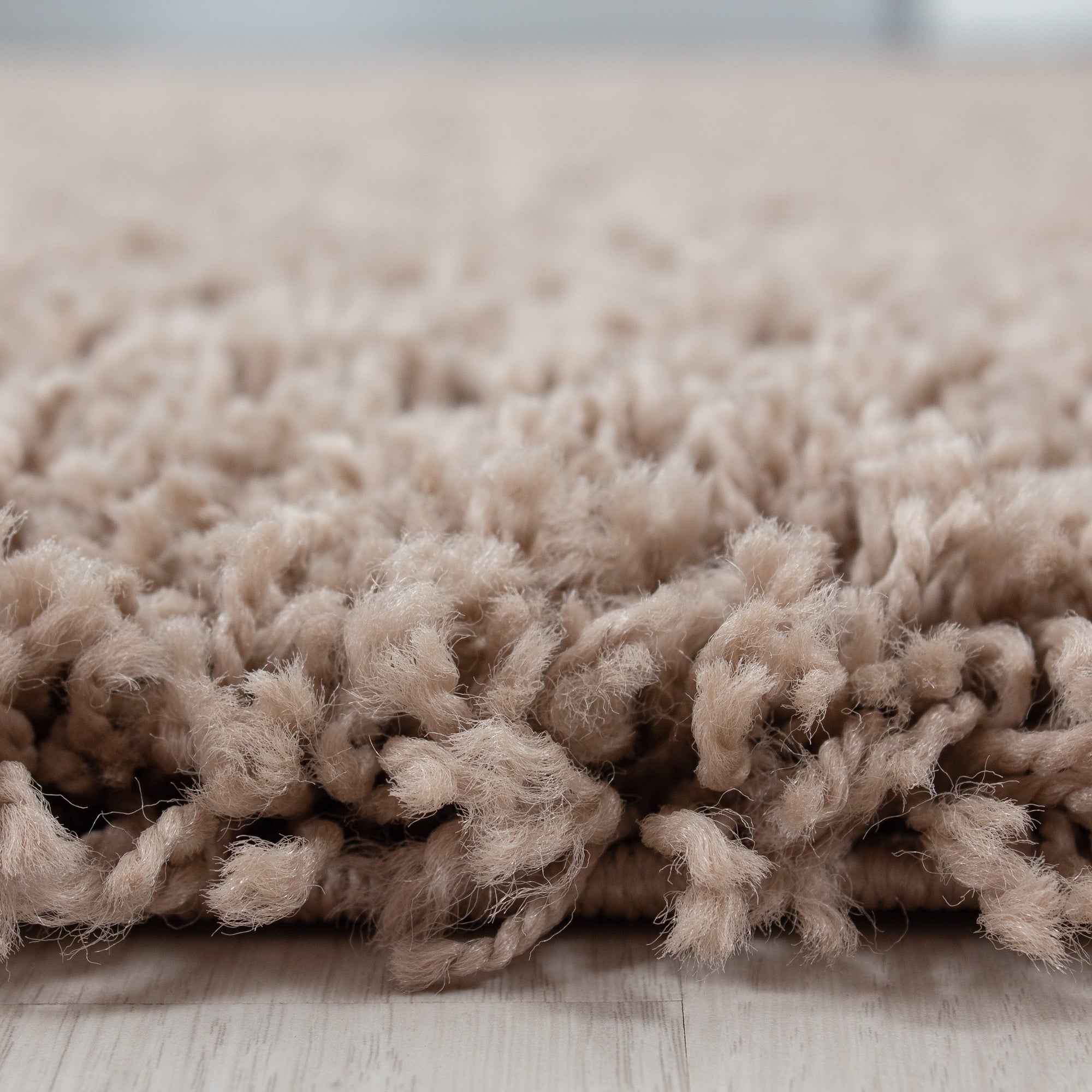 Tapis Shaggy Uni Rond - Beige – STUDIO DECO