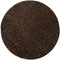 Tapis Shaggy Uni Rond - Marron – STUDIO DECO