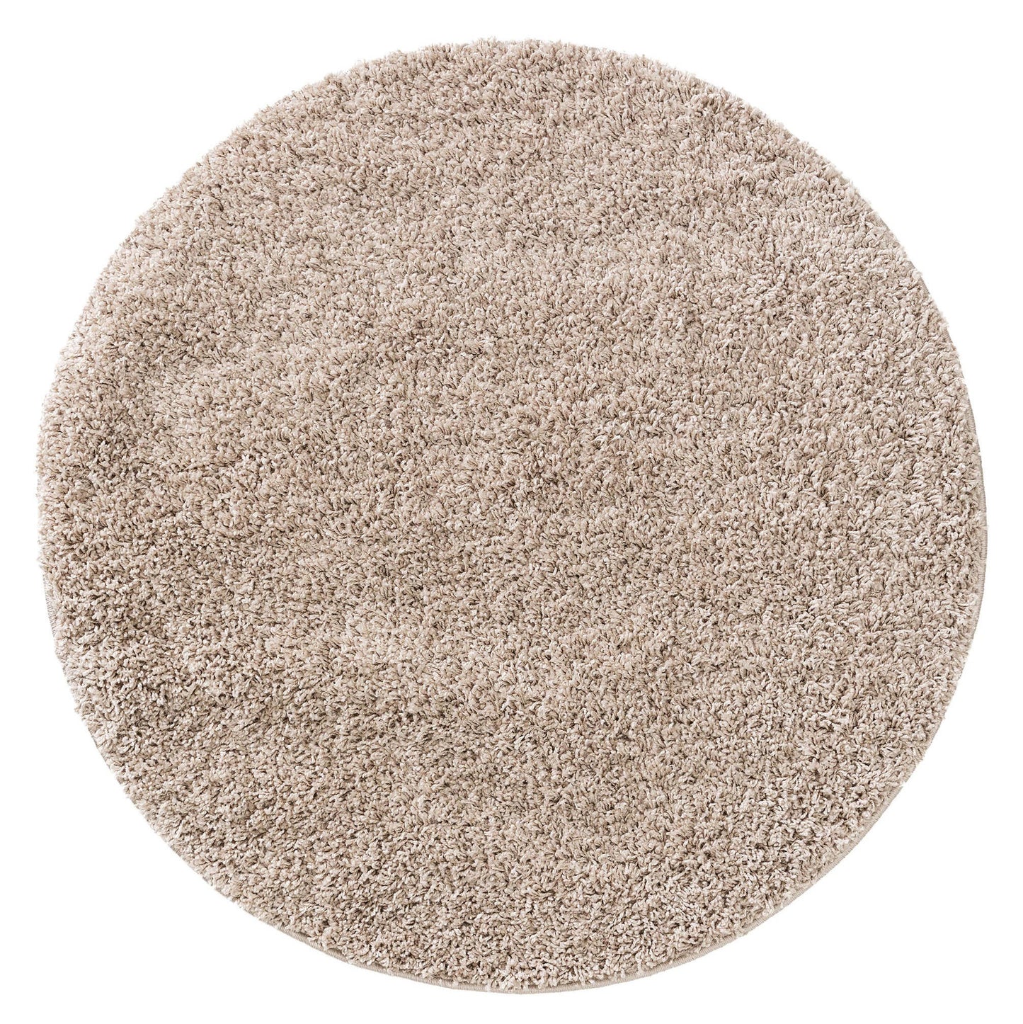 Tapis Shaggy Uni Rond