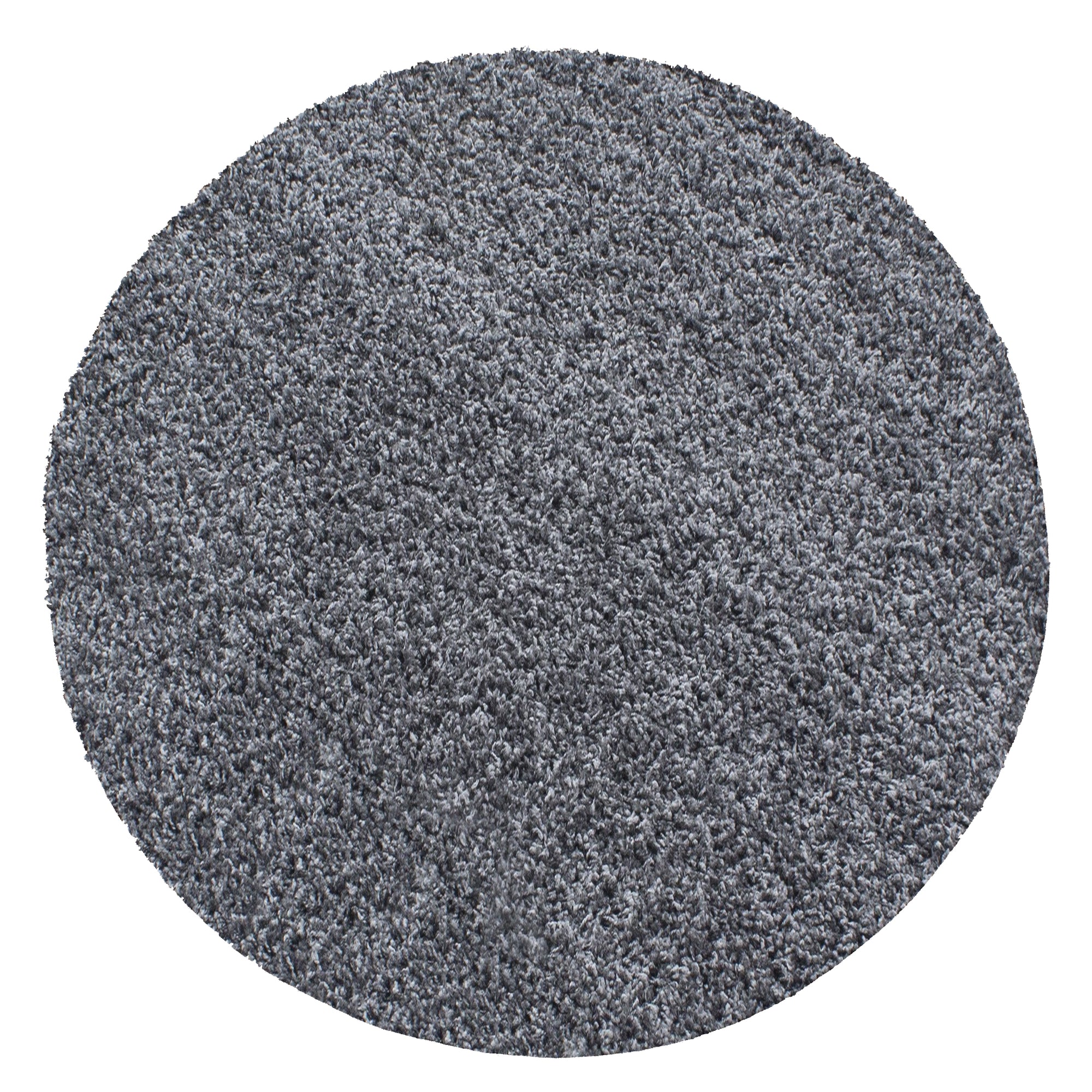 Tapis Shaggy Uni Rond - Gris – STUDIO DECO