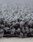 Tapis Shaggy Uni Rond - Gris – STUDIO DECO