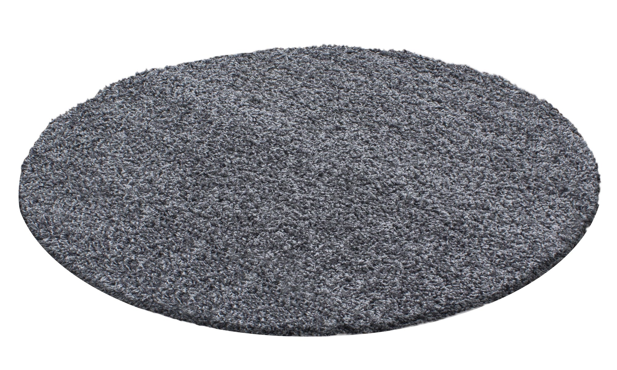 Tapis Shaggy Uni Rond - Gris – STUDIO DECO