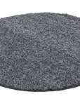 Tapis Shaggy Uni Rond - Gris – STUDIO DECO