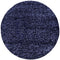 Tapis Shaggy Uni Rond - Bleu – STUDIO DECO