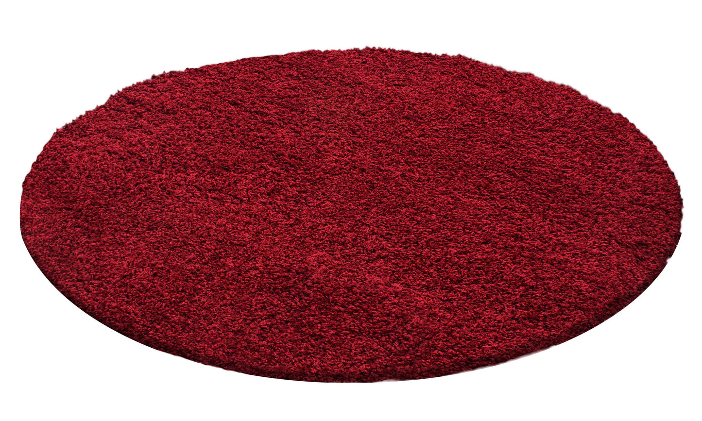 Tapis Shaggy Uni Rond