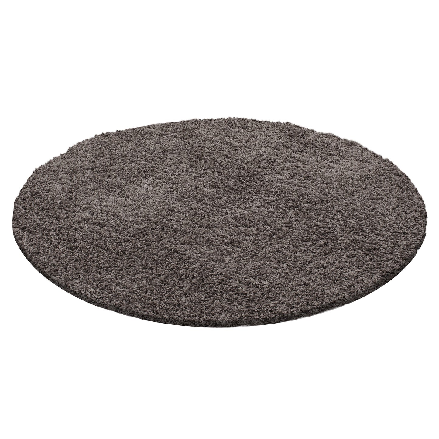 Tapis Shaggy Uni Rond