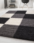 Tapis à Carreaux - Noir – STUDIO DECO