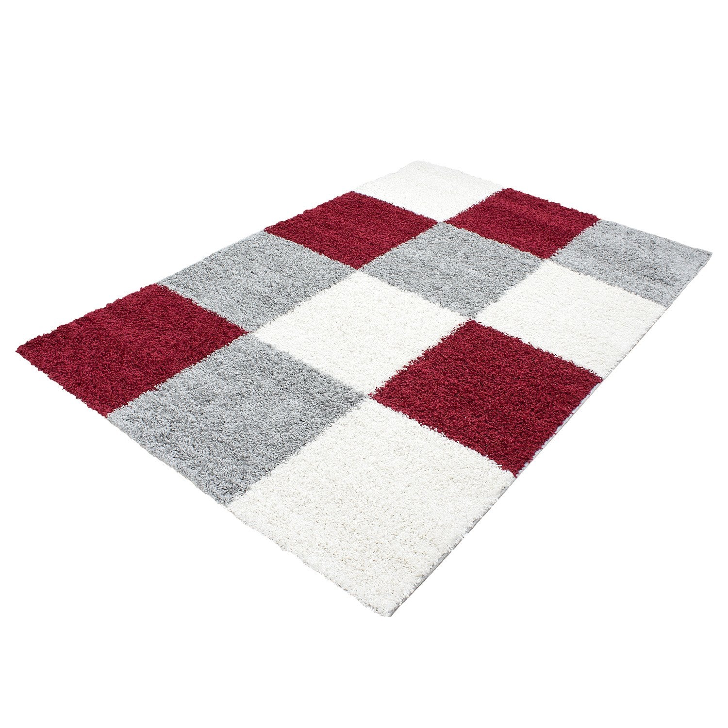 Tapis à Carreaux - Rouge – STUDIO DECO