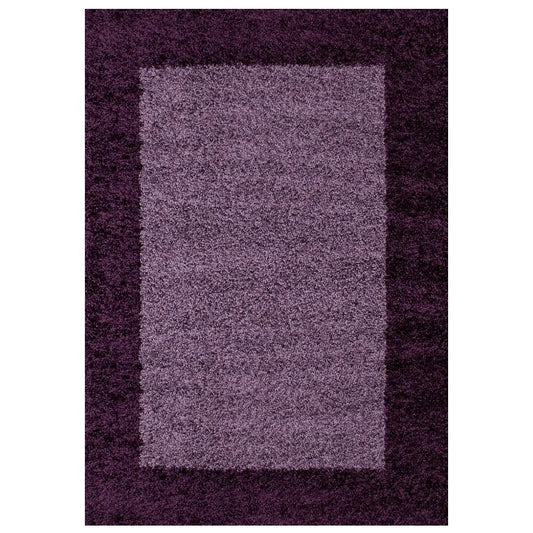 Tapis Shaggy à Bordures