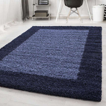 Tapis Shaggy à Bordures