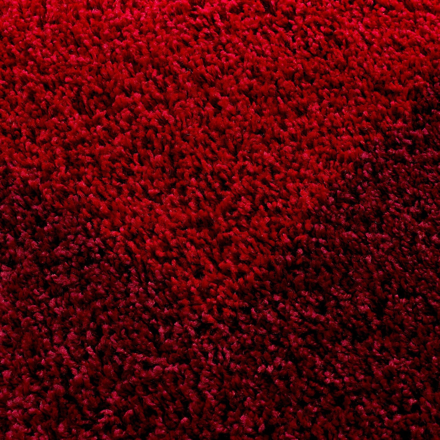 Tapis Shaggy à Bordures - Rouge – STUDIO DECO