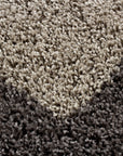 Tapis Shaggy à Bordures - Beige – STUDIO DECO