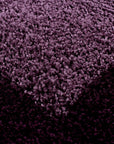 Tapis Shaggy à Bordures - Violet – STUDIO DECO