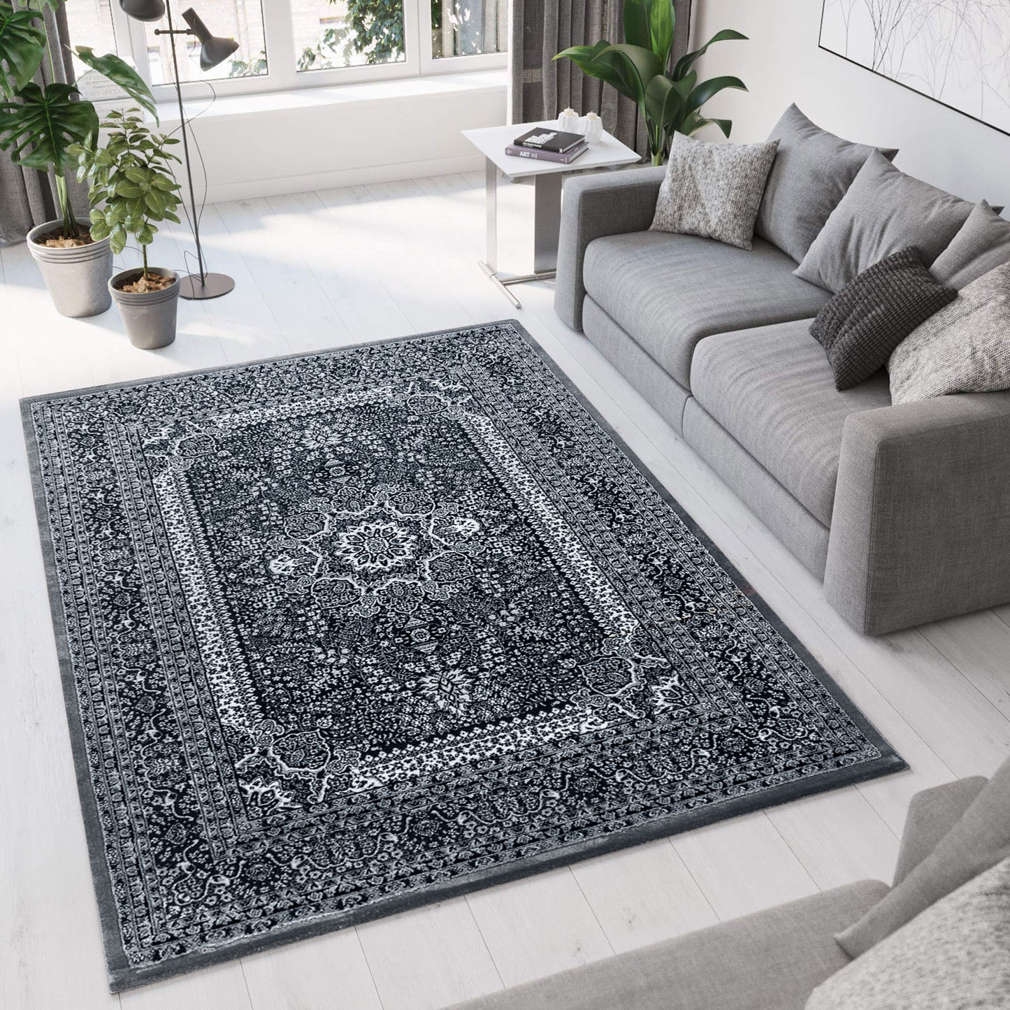 Tapis d'Orient AZAD - Gris