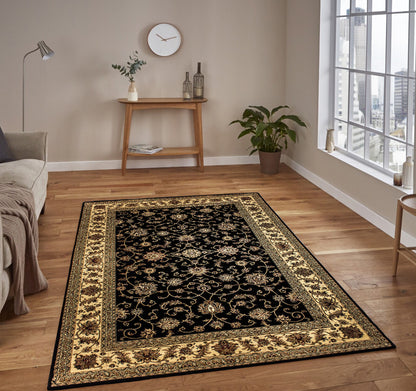 Tapis d'Orient BAHRAM - Noir