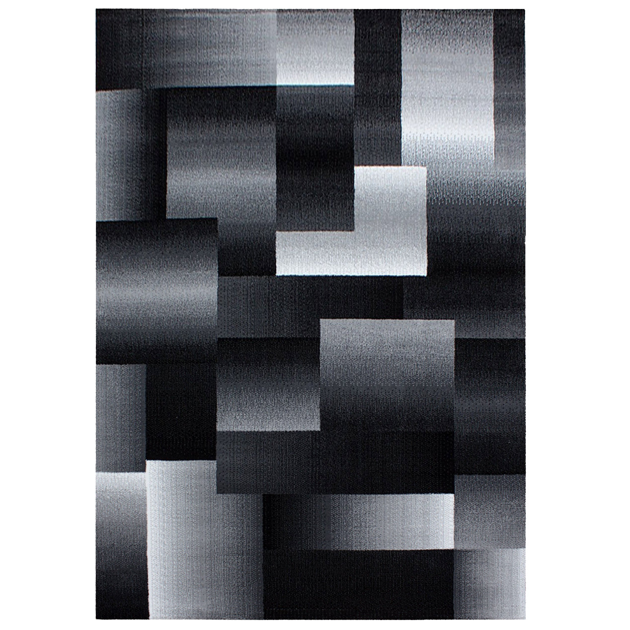 OLD - Tapis à carreaux vintage - Noir et Blanc – STUDIO DECO