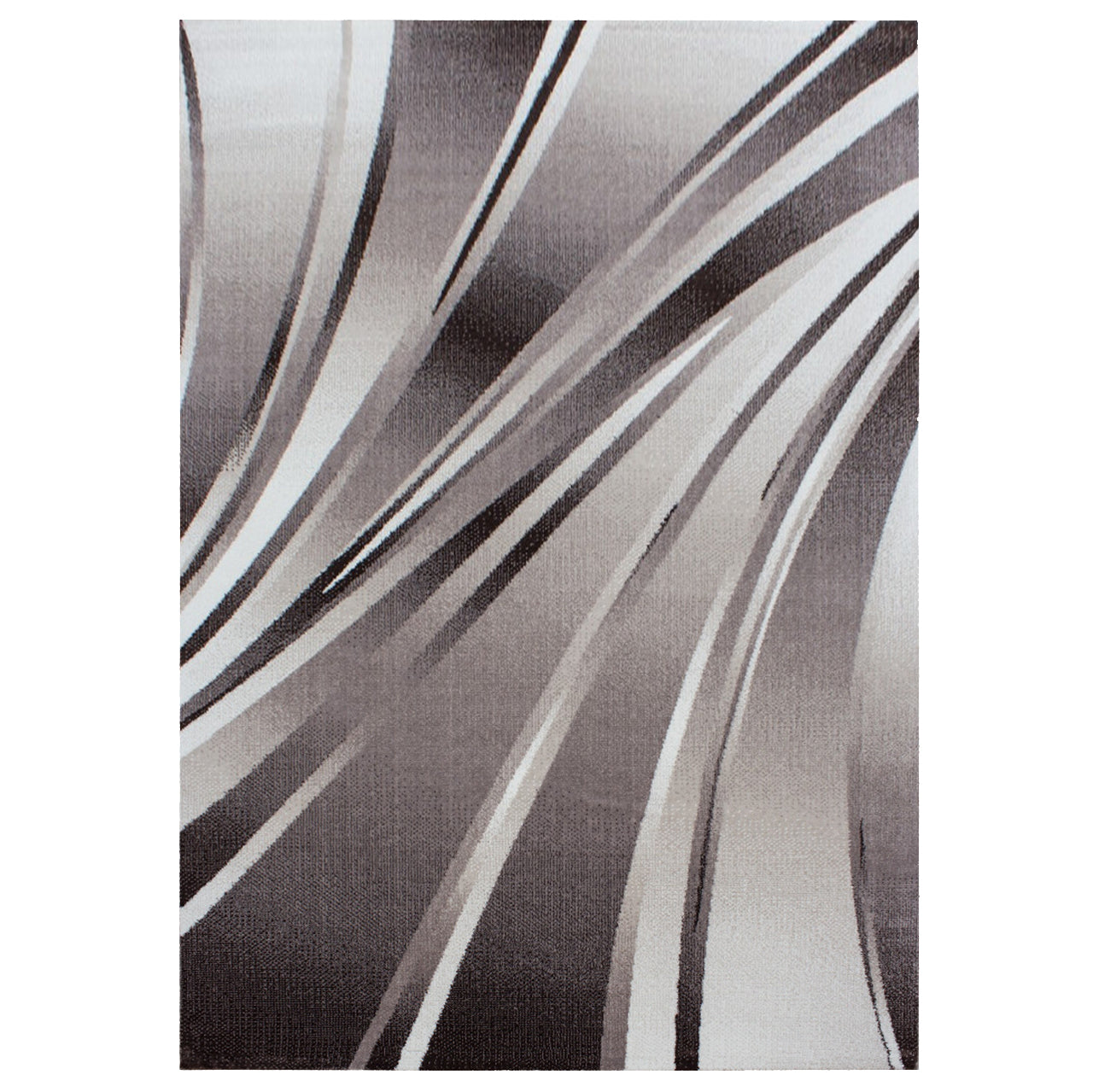 FLY - Tapis moderne à bandes graphiques - Beige et Blanc – STUDIO DECO