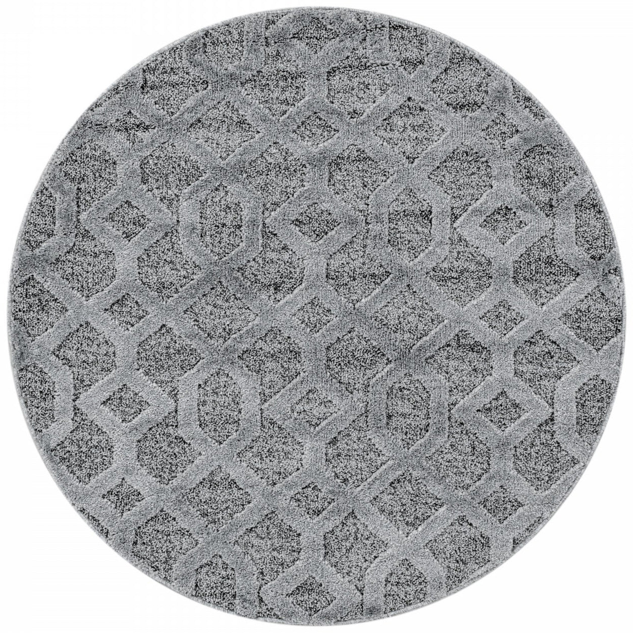Tapis Berbère Rond à relief YASI – STUDIO DECO