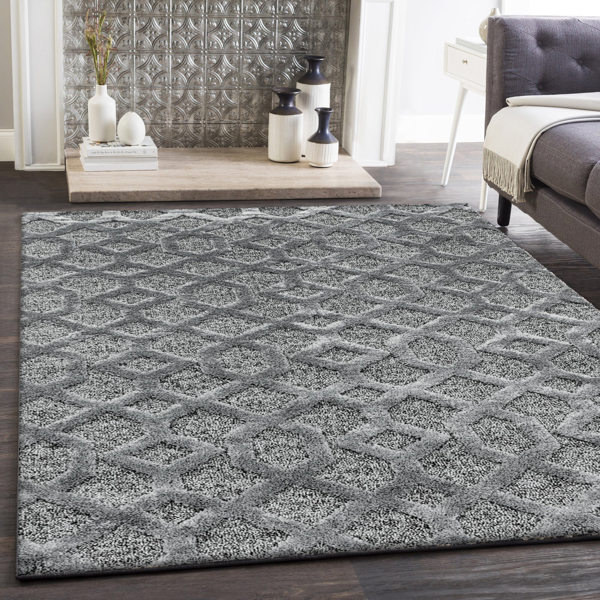 Tapis Berbère à relief YASI – STUDIO DECO