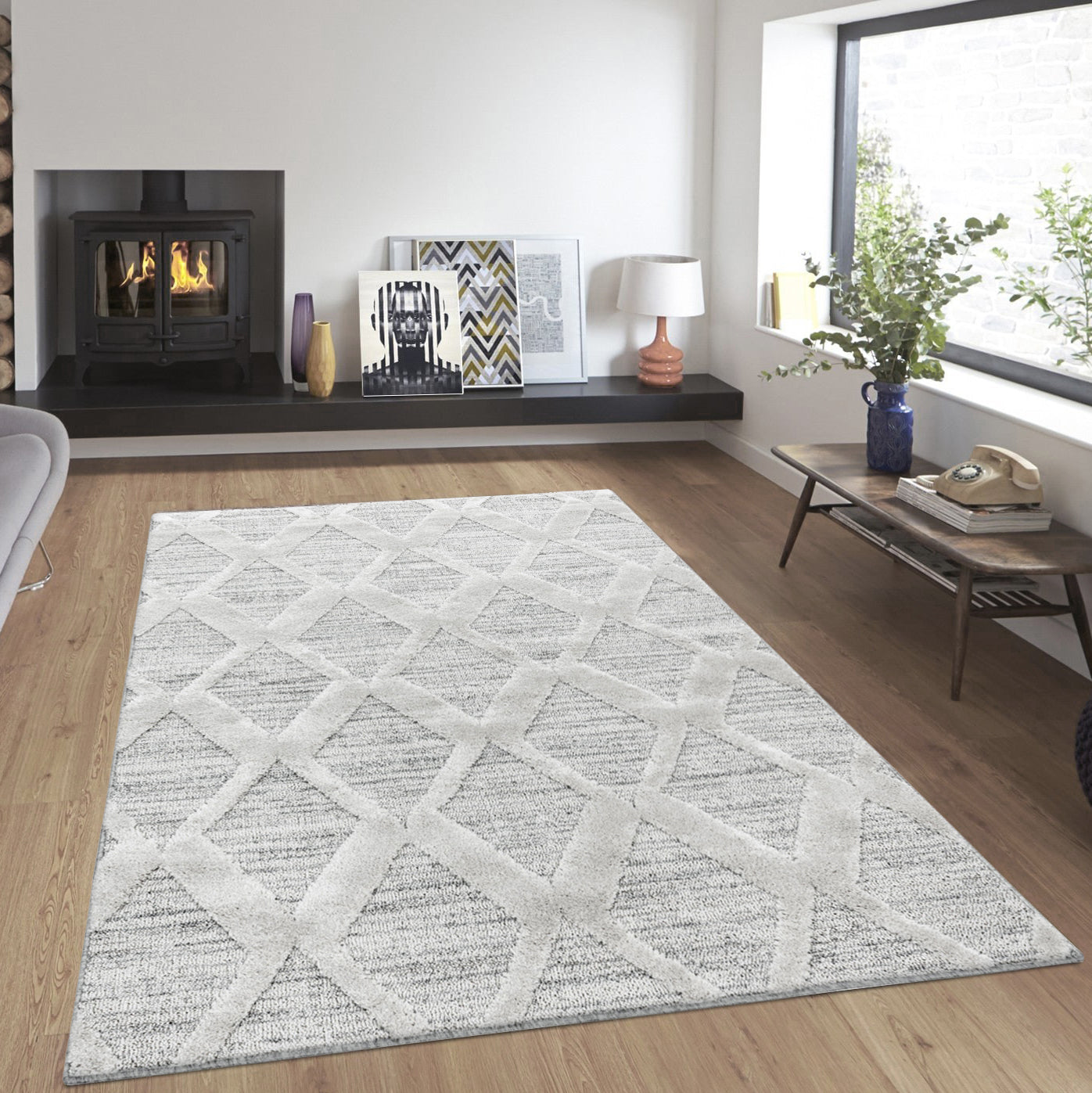 Tapis Berbère à relief ESMIYA – STUDIO DECO