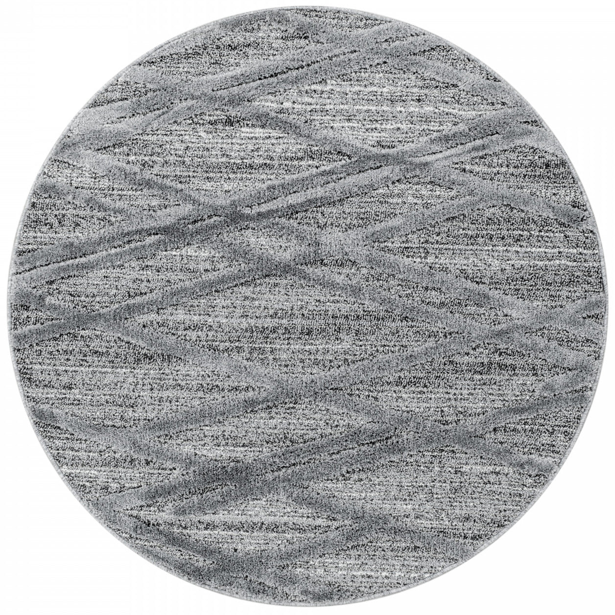 Tapis Berbère Rond à relief ASIMA – STUDIO DECO