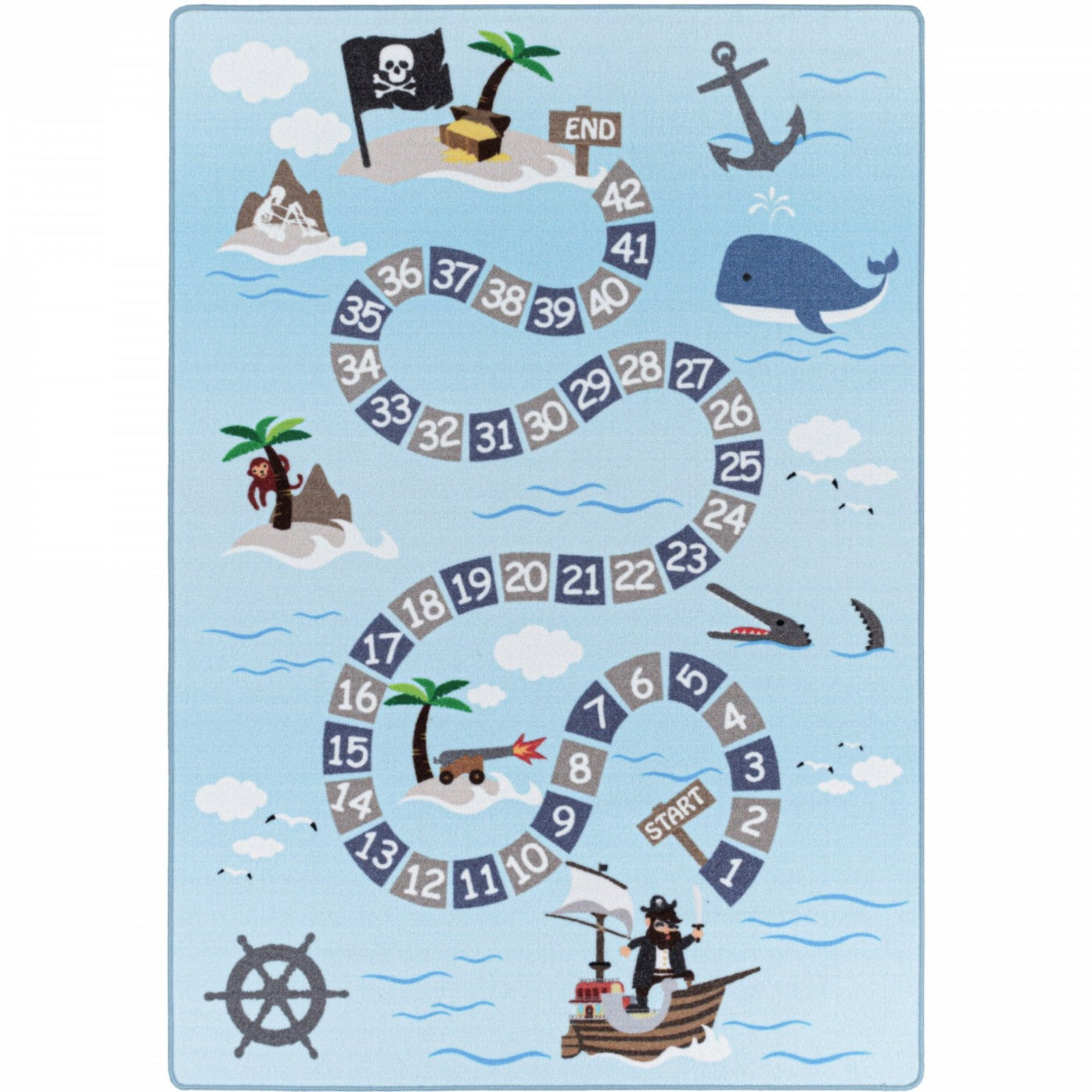 Tapis Enfant Lavable OCEAN – STUDIO DECO