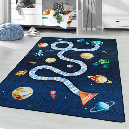 Tapis Enfant Lavable PLANETES