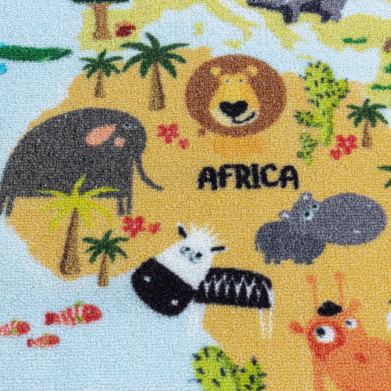 Tapis Enfant Lavable CARTE DU MONDE – STUDIO DECO