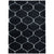 Tapis à poils longs motifs Alhambra - Noir – STUDIO DECO