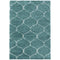 Tapis à poils longs motifs Alhambra - Turquoise – STUDIO DECO
