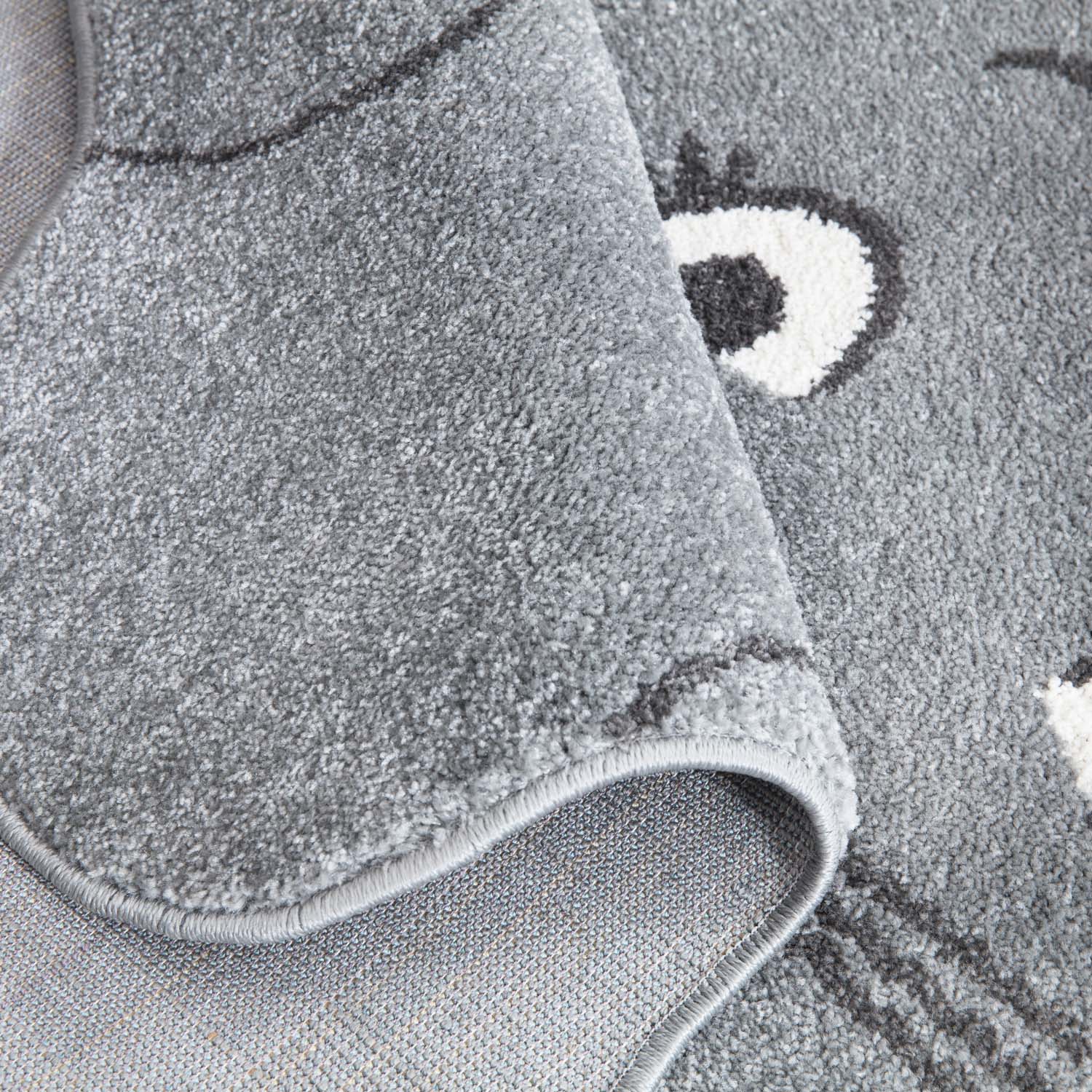 Tapis pour chambre d'enfant Forme Chat Gris – STUDIO DECO