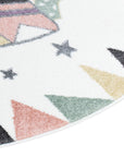 Tapis Rond pour chambre d'enfant TIPI Multicolore – STUDIO DECO