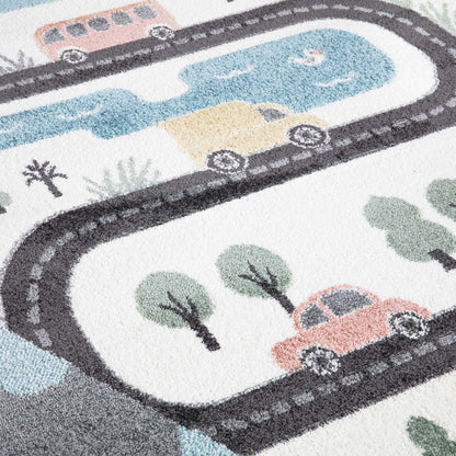 Tapis de jeu pour chambre d'enfant Routes de Montagne